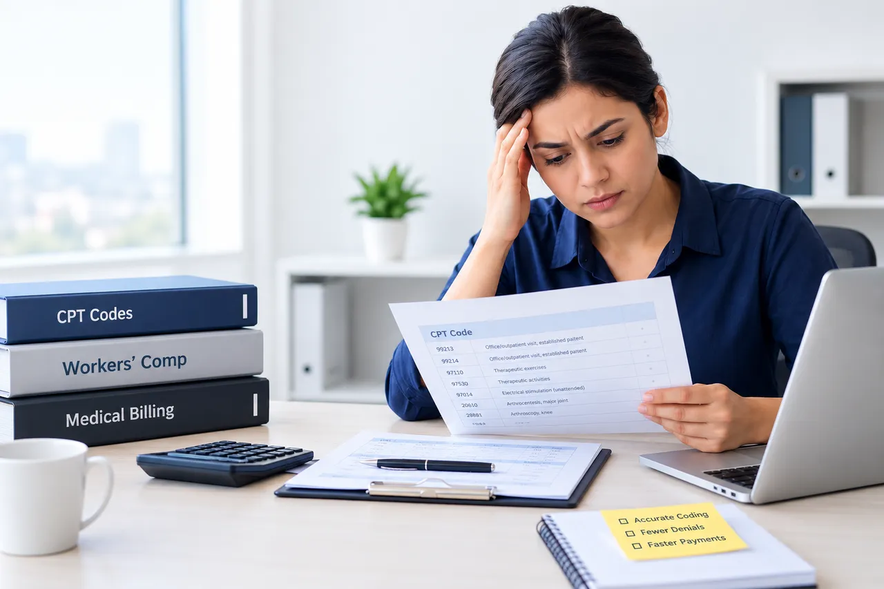 Struggling With CPT Coding Errors? A Practical Guide for Workers’ Comp Billing Specialists