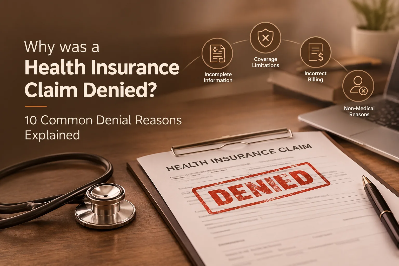 Why was a Health Insurance Claim Denied? 10 Common Denial Reasons Explained