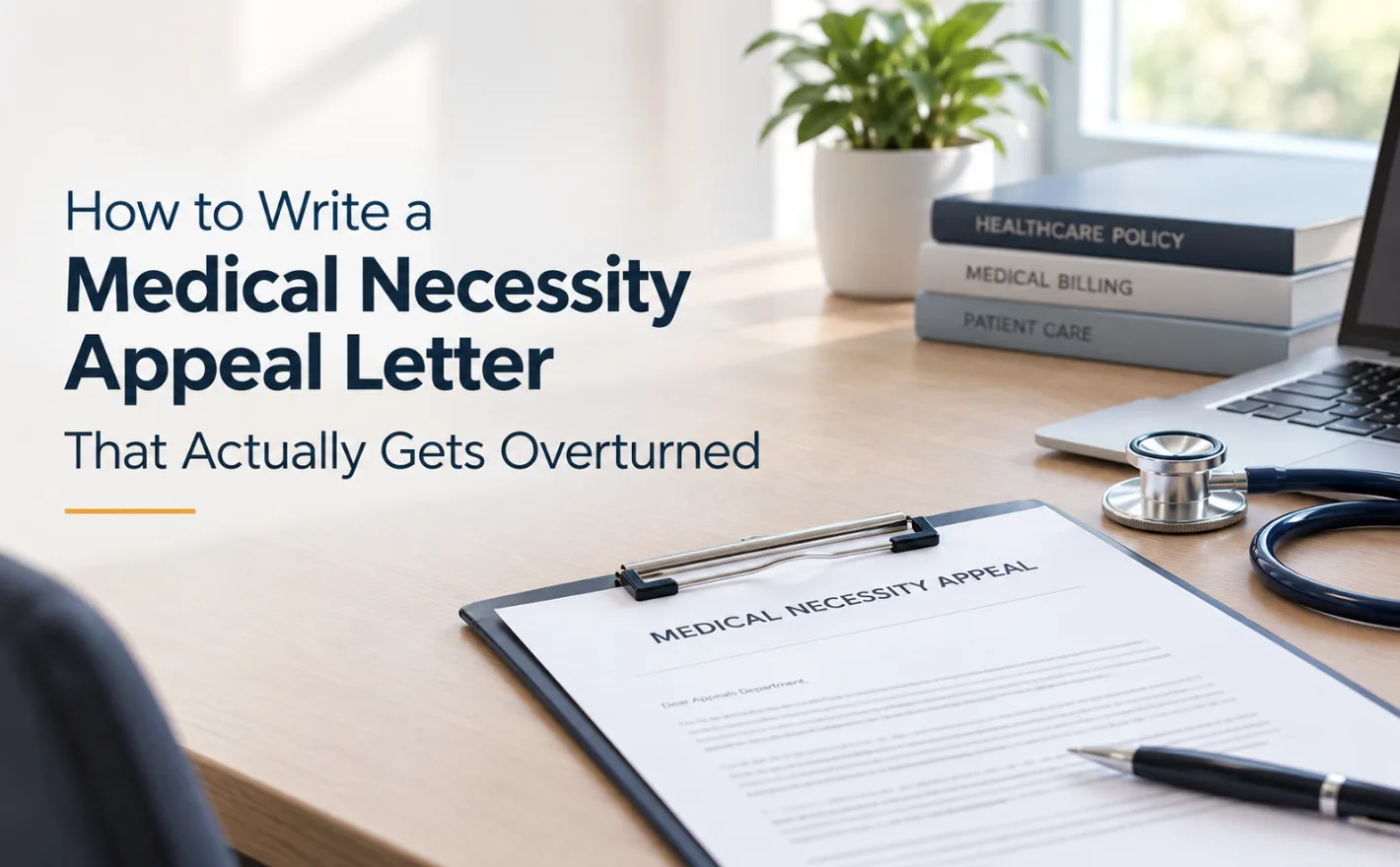 How to Write a Medical Necessity Appeal Letter
