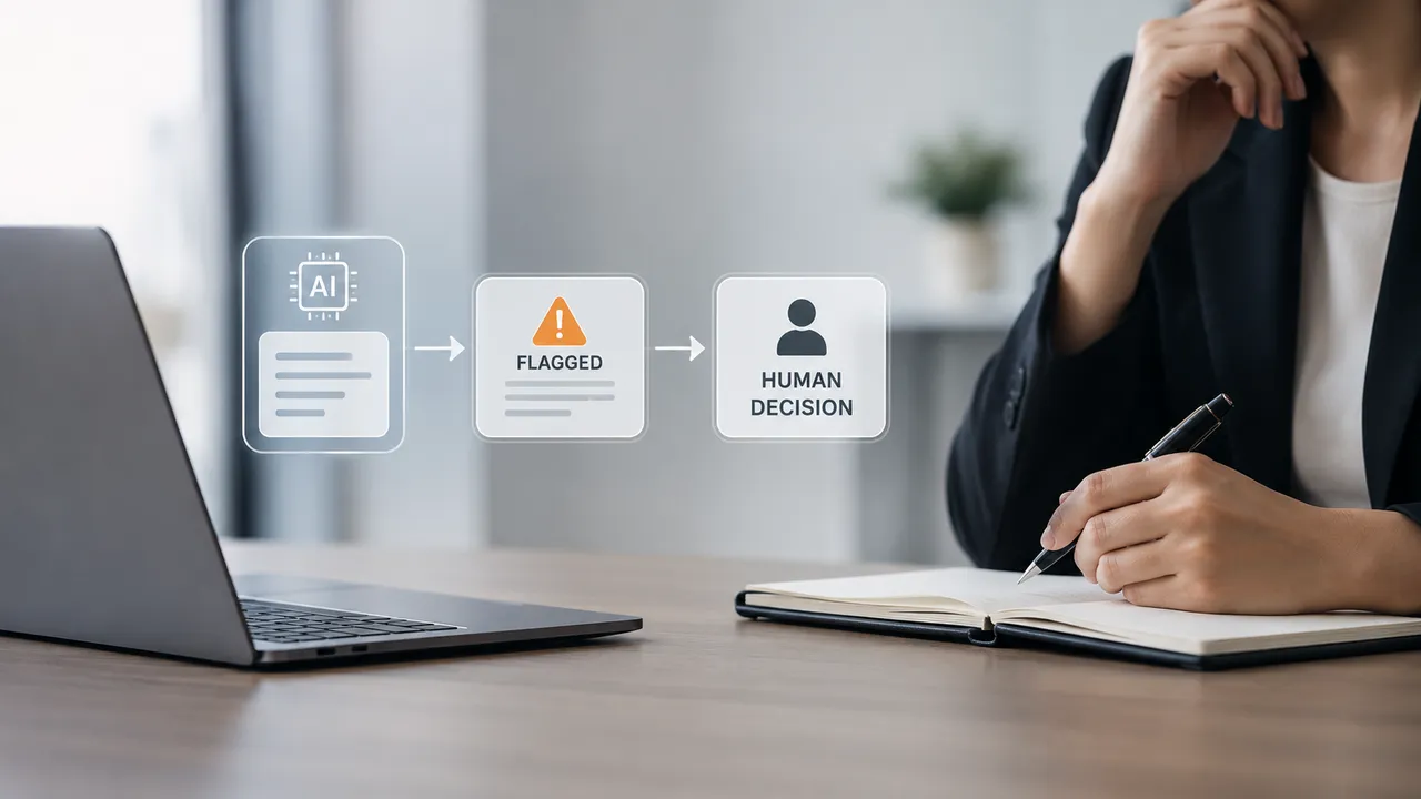 Human-in-the-Loop Requirements: Why AI Should Flag, Not Auto-Decide?